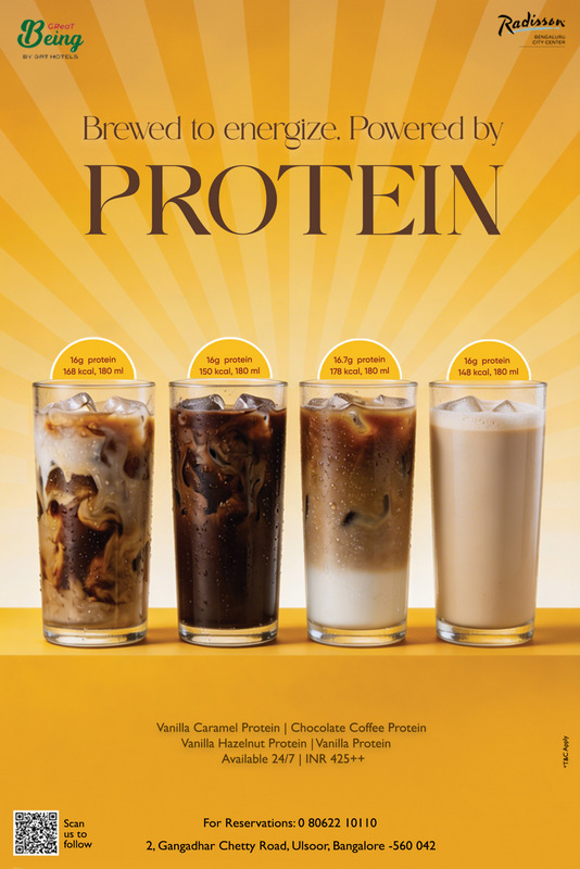 Protein-Infused Beverages by Radisson Bengaluru City Centre